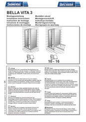 Duscholux BELLA VITA 3 Instrucciones De Montaje