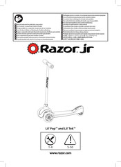 Razor Jr Lil' Tek Manual Del Usuario