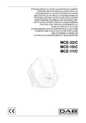 DAB MCE-11/C Instrucciones De Montaje