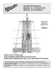 Milwaukee 6480-20 Manual Del Operador