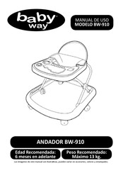 Baby way BW-910 Manual De Uso