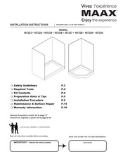 MAAX 107223 Instrucciones De Instalación