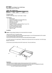 ICY BOX IB-267SK-B Manual