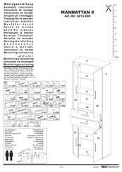 FMD Furniture 3013-008 Instrucciones De Montaje