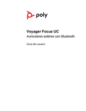 Poly Voyager Focus UC Guia Del Usuario