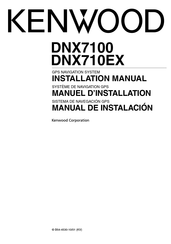 Kenwood DNX710EX Manual De Instalación