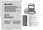 Sharp HR-GB201 Manual De Manejo