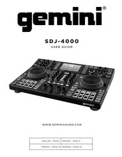 Gemini SDJ-4000 Manual Del Usuario