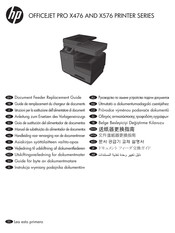 HP OFFICEJET PRO X476 Guías De Sustitución