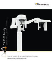 Carestream DENTAL CS 8100SC Guia Del Usuario De Las Especificaciones Técnicas, Reglamentarias Y De Seguridad