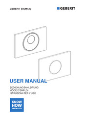 geberit Sigma10 Manual Del Usuario