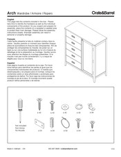 Crate&Barrel Colette 174146 Manual De Instrucciones