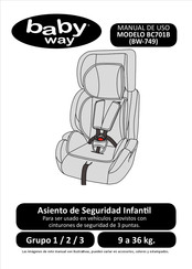 Baby way BW-749 Manual De Uso