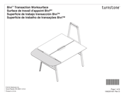 Steelcase turnstone Bivi Manual De Instrucciones