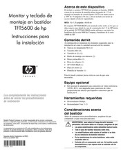 HP TFT5600 Instrucciones Para La Instalación