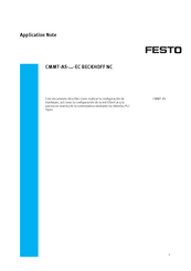 Festo CMMT-AS-EC Serie Manual Del Usuario