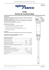 Spirax Sarco CP40 Manual De Instrucciones