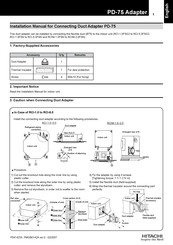 Hitachi PD-75 Manual De Instrucciones