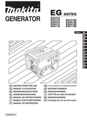 Makita EG601AE Manual De Instrucciones