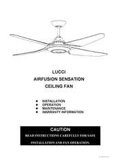 LUCCI Air AIRFUSION SENSATION Manual De Instrucciones De Instalación