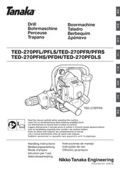 Tanaka TED-270PFDLS Manual De Instrucciones