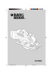 Black and Decker KC1440SK Manual De Instrucciones