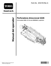 Toro 2226 Manual Del Operador