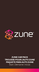 Zune CAR PACK Manual De Instrucciones