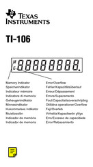 Texas Instruments TI-106 Manual De Instrucciones