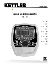 Kettler UM6786 Instrucciones De Entrenamiento Y Operación