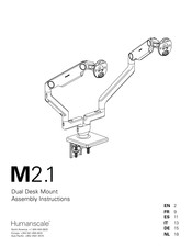 Humanscale M2.1 Instrucciones De Montaje