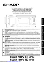 Sharp R-22AM Manual De Manejo