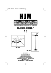 HJM 2028-S Manual Del Uso