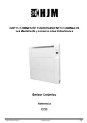 HJM ECB1000 Instrucciones De Funcionamiento Originales