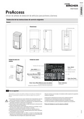 Bircher ProAccess Traducción De Las Instrucciones De Servicio Originales