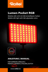 Rollei Lumen Pocket RGB Manual Del Usuario