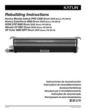 Katun Minolta CF 5001 Instrucciones De Reconstrucción