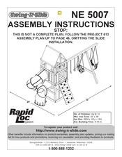 Swing-N-Slide NE 5007 Instrucciones De Ensamblaje