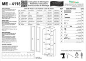Tecno Mobili ME - 4115 Instrucciones De Montage