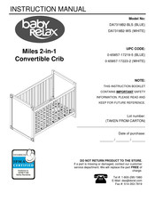 Baby Relax Miles DA7319B2-WS Manual De Instrucciones