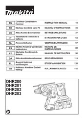 Makita DHR280 Manual De Instrucciones