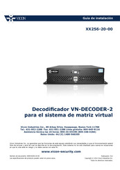 Vicon XX256-20-00 Serie Guia De Instalacion