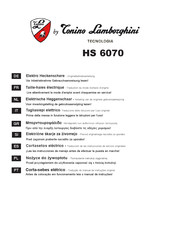 Tonino Lamborghini HS 6070 Traducción De Las Instrucciones De Servicio Originales