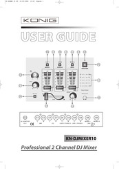 König Electronic KN-DJMIXER10 Guia Del Usuario