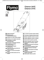 Flymo Chevron 34VC Traducción De Las Instrucciones De Empleo Originales