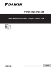 Daikin Altherma EBLQ07C2V3 Manual Del Usuario