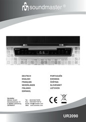 SOUNDMASTER UR2090 Manual Del Usuario