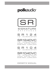 Polk Audio SIGNATURE SR104 DVC Manual Del Propietário