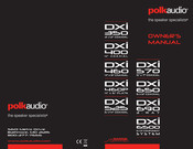 Polk Audio DXi 350 Manual Del Propietário