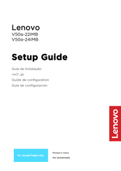 Lenovo V50a-22IMB Guía De Configuración